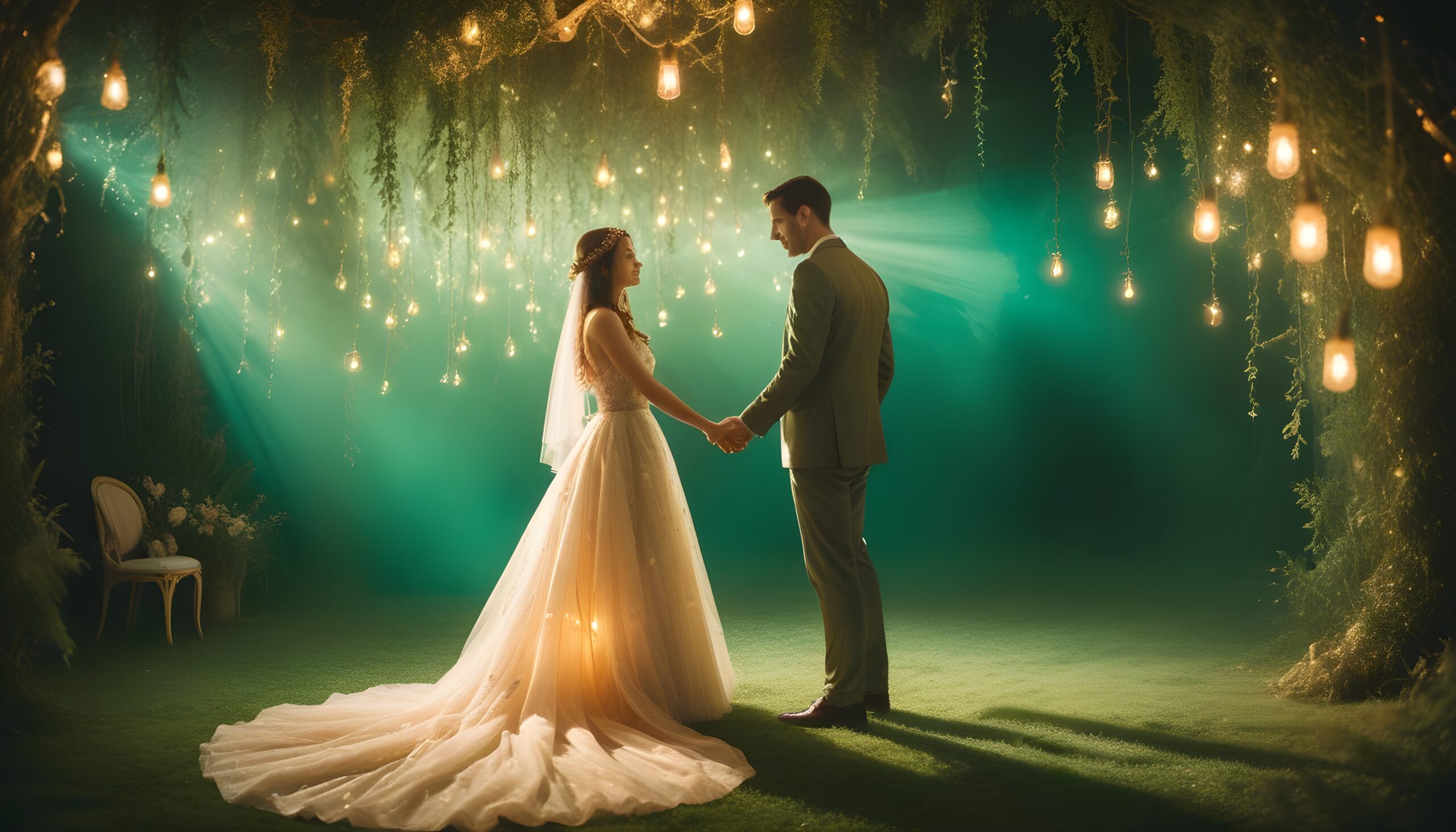 iluminación para bodas