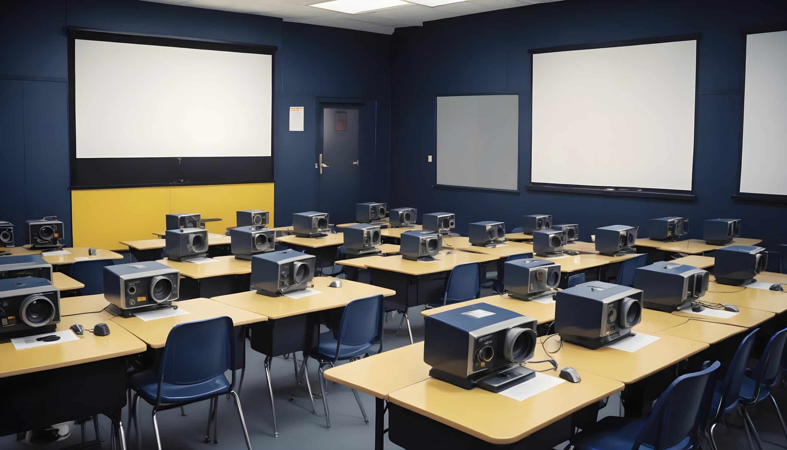 Servicio de proyectores interactivos para educación
