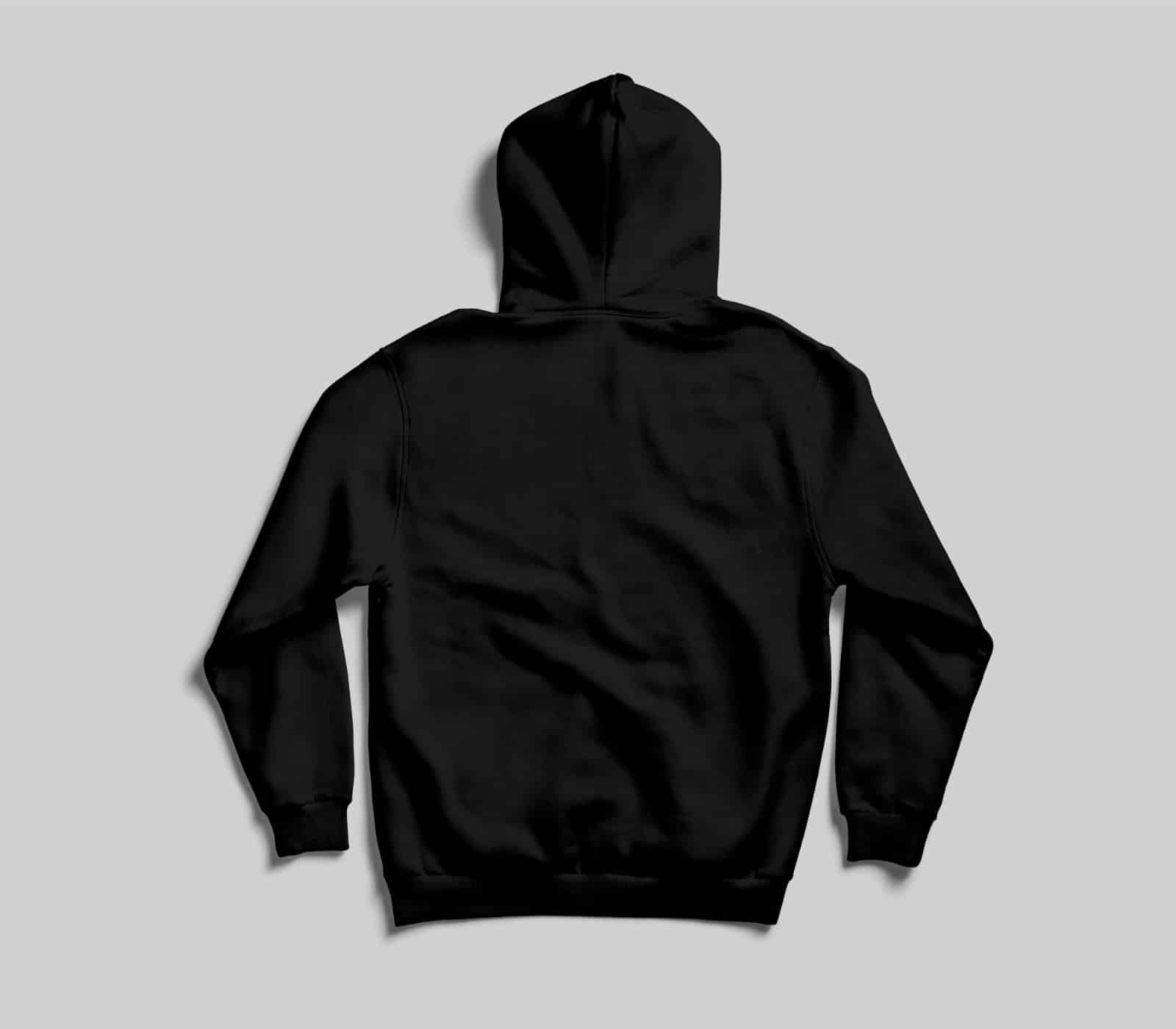 Sudadera Negra Sonido Malverde Vista trasera