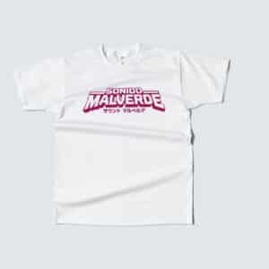 Playera Blanca Sonido Malverde Vista frontal