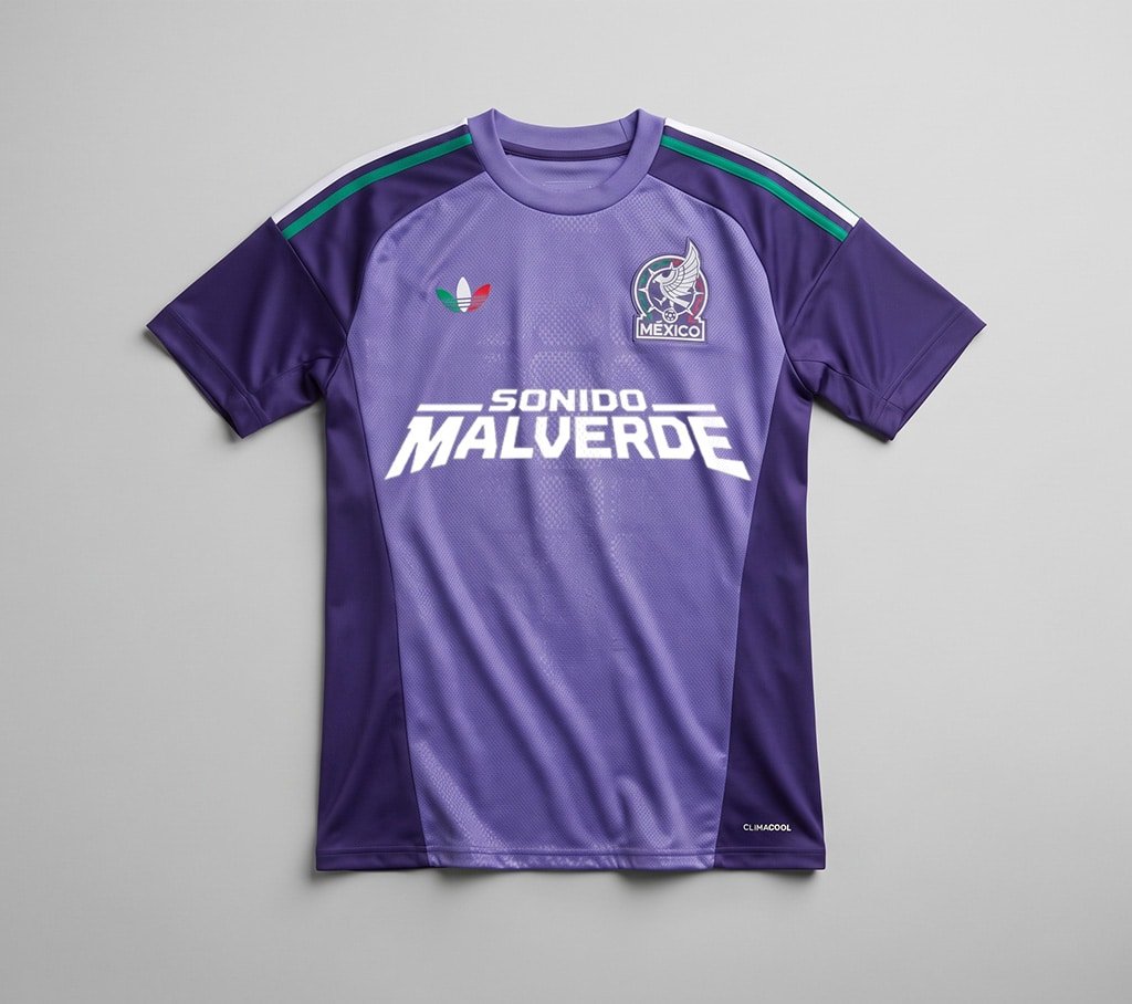 Jersey Morado Selección México Sonido Malverde Vista Frontal