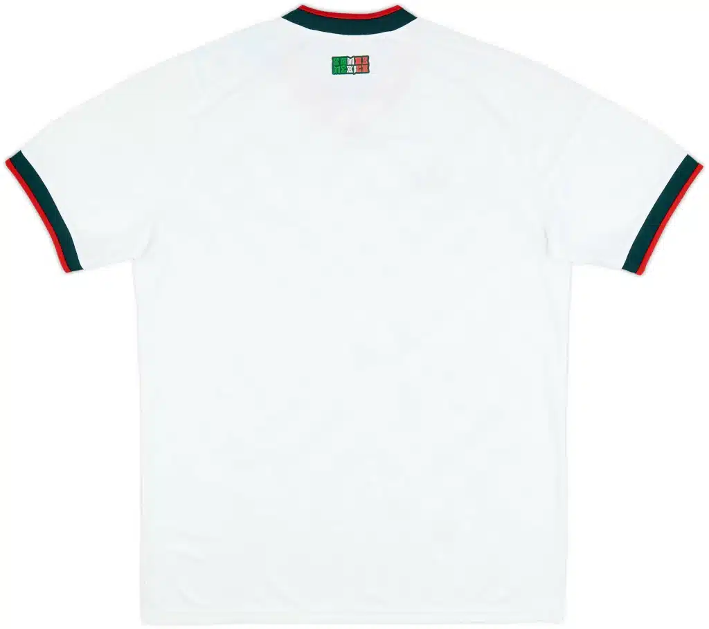 Jersey Blanco Selección México Sonido Malverde Vista Trasera